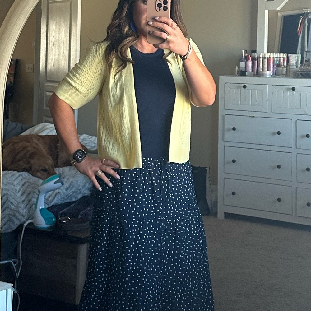 Scarlett Soft Yellow Knit Cardigan